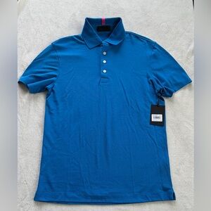 GFore Small Blue MensPolo Golf Luxury Athletic   #QuietLuxury NWT $160